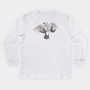 Eurasian Jay - Inktober Kids Long Sleeve T-Shirt